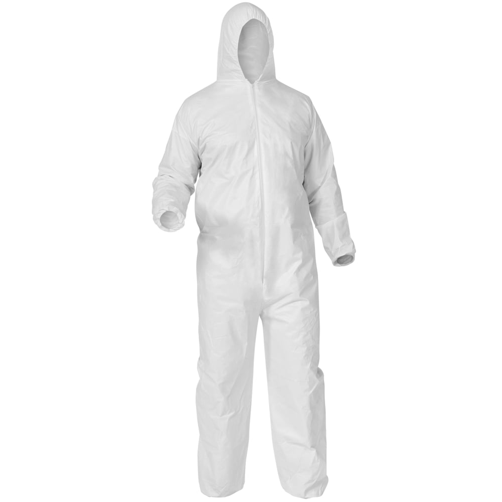 white disposable overalls