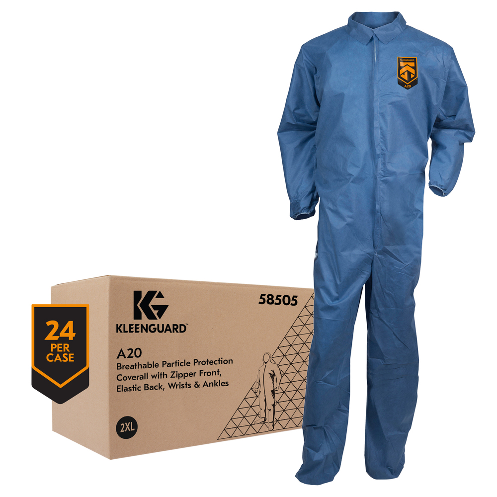 KleenGuard™ A20 Breathable Particle Protection Coveralls (58505