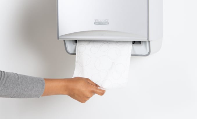 Enhancing hygiene-paper towel solution