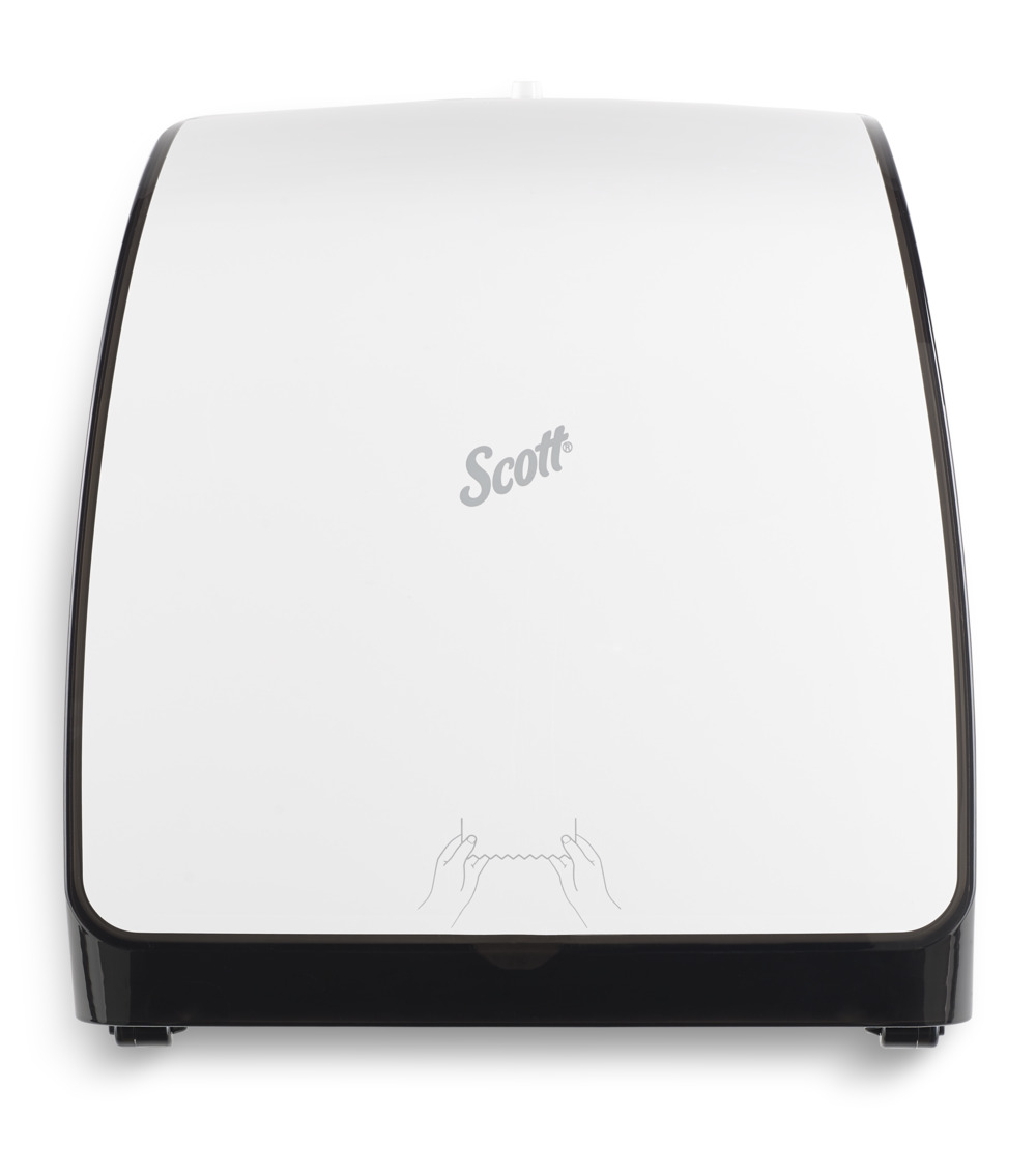 Scott Control MOD Slimroll Hard-Roll Paper Towel Dispenser Black Scott Control MOD Slimroll Hard-Roll Paper Towel Dispenser Black