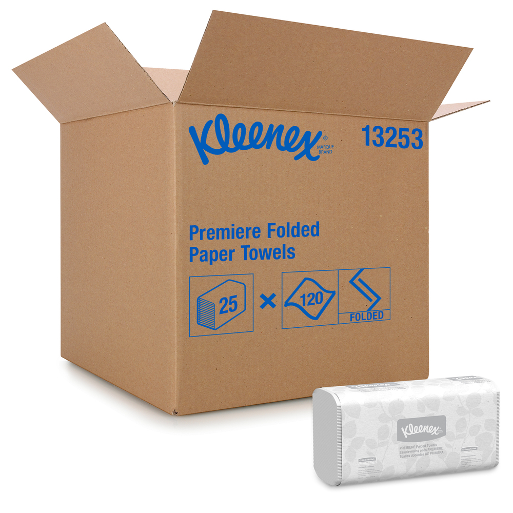 Kleenex® Premium Folded Paper Towels (13253) with FastDrying