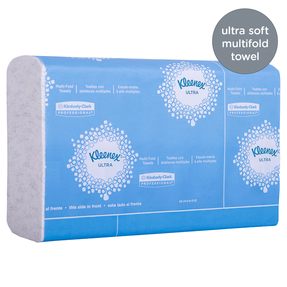 Kleenex® Reveal MultiFold Hand Towels (46321), 8” x 9.4”, For Kleenex