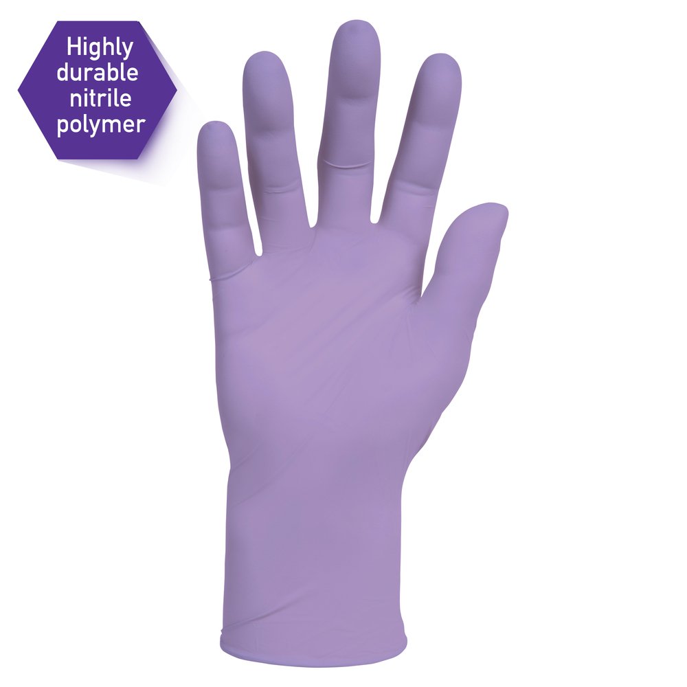 Kimberly-Clark™ Lavender Nitrile Exam Gloves (52816), Thin Mil, 2.8 Mil ...