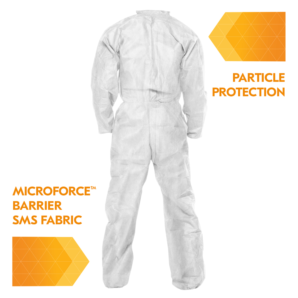 Details about   KleenGuard A20 49004 XL Breathable Particle Protection Coverall PPE Each
