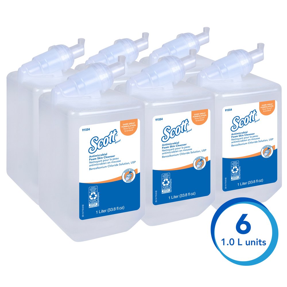 Scott® Control Antimicrobial Foam Skin Cleanser, 0.1 Benzalkonium