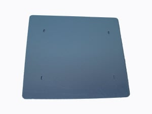 Back plate for Scott Pro High Cap SRB 13.7"x14.6"x1/8" poly brushed plate - 776040    